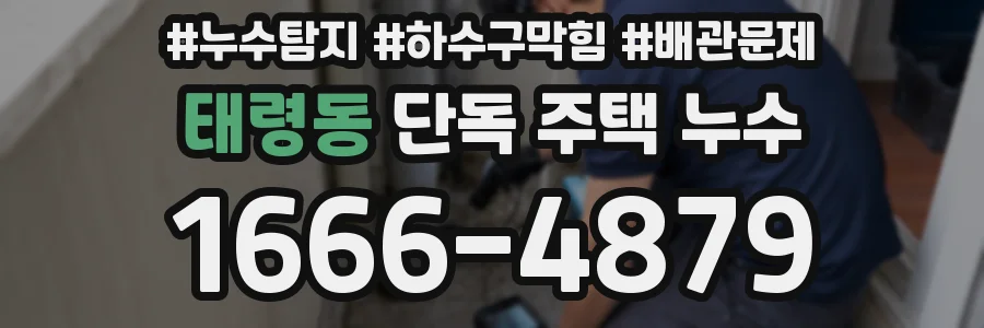 태령동 단독 주택 누수