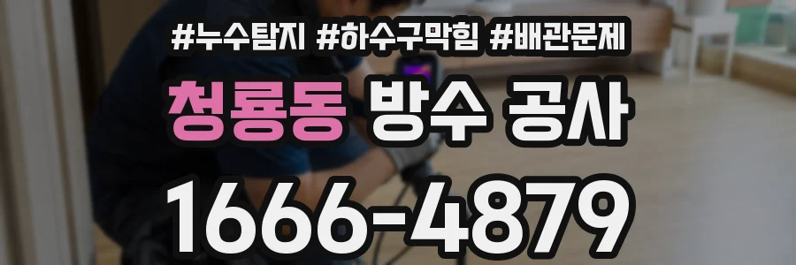 청룡동 방수 공사