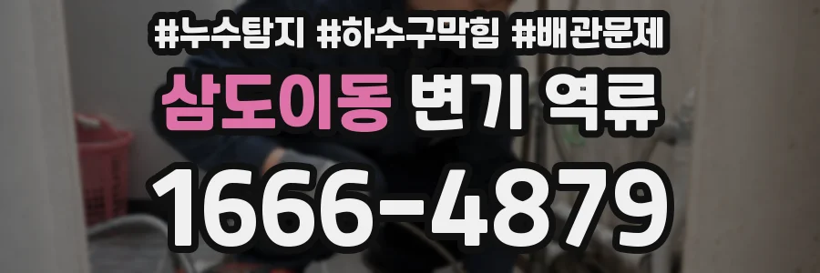 삼도이동 변기 역류