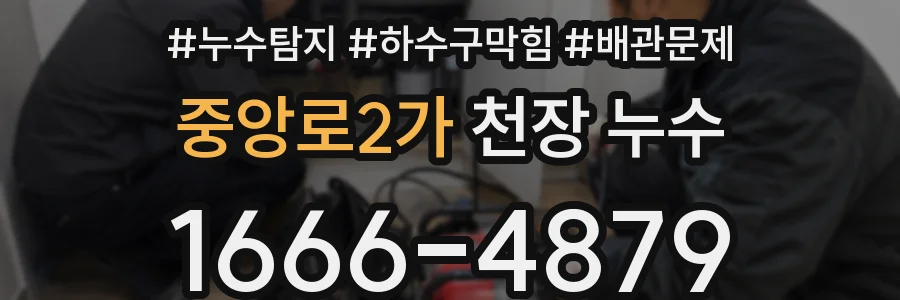 중앙로2가 천장 누수