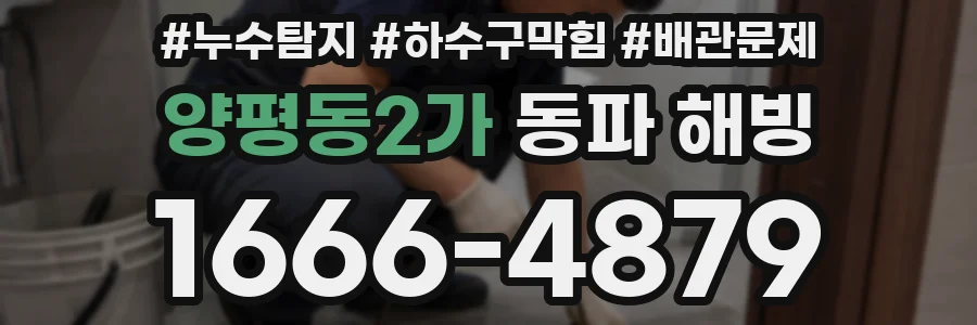양평동2가 동파 해빙