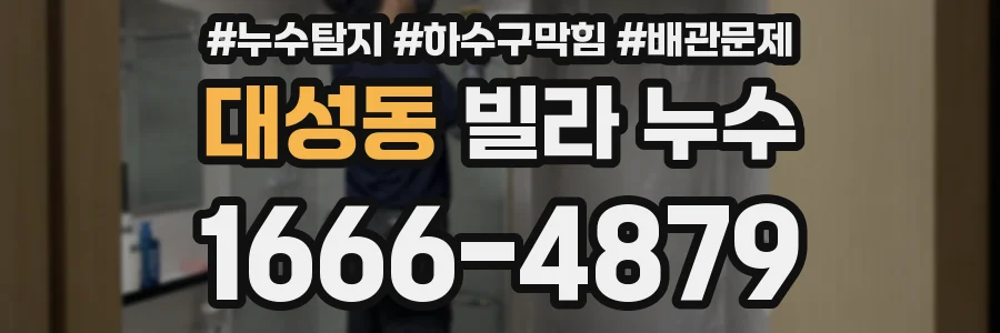 대성동 빌라 누수