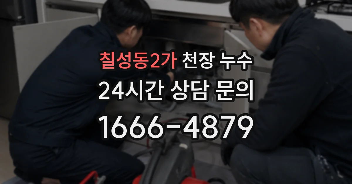 칠성동2가 천장 누수