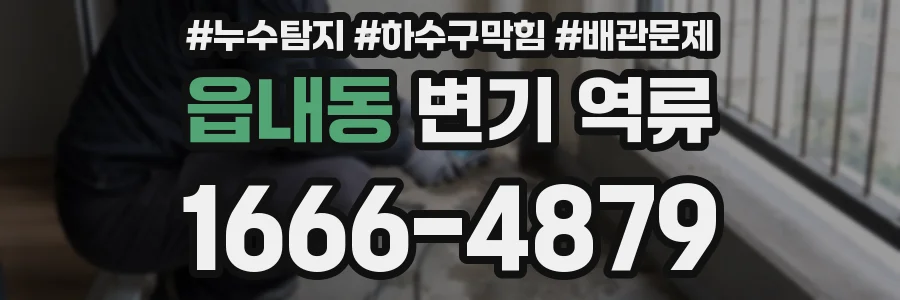 읍내동 변기 역류