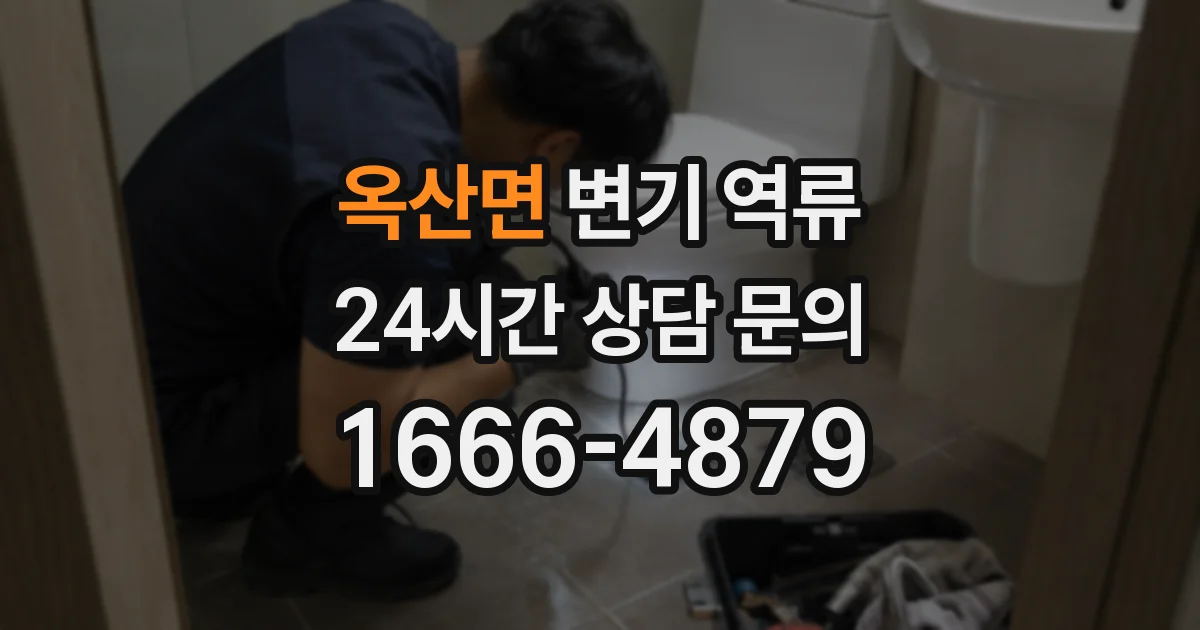 옥산면 변기 역류