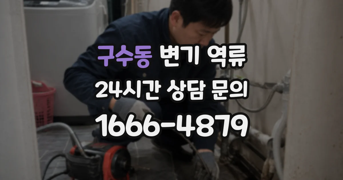 구수동 변기 역류