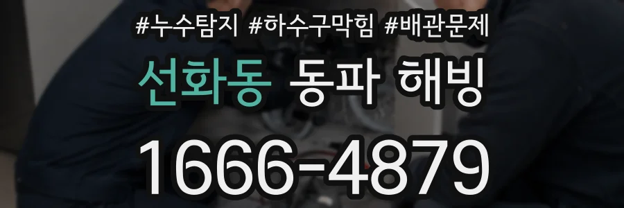 선화동 동파 해빙