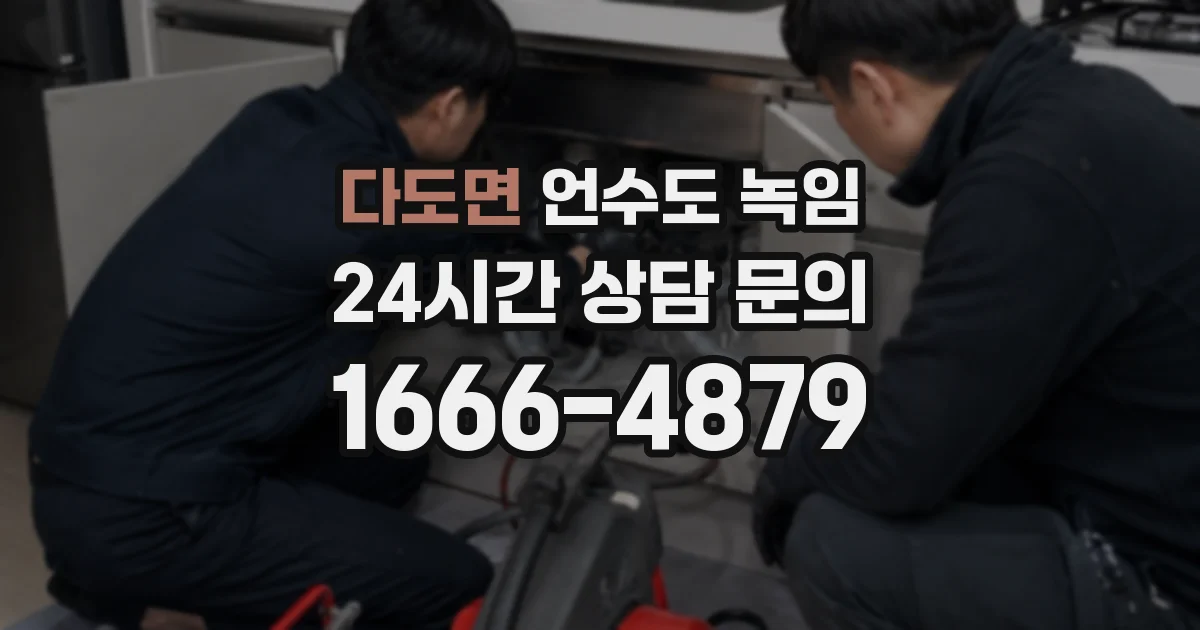 다도면 언수도 녹임