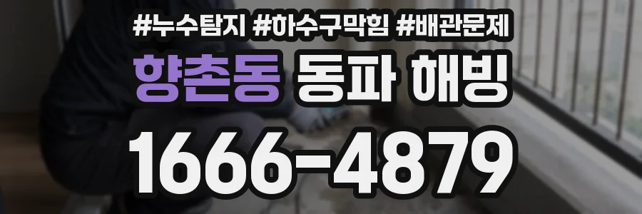 향촌동 동파 해빙