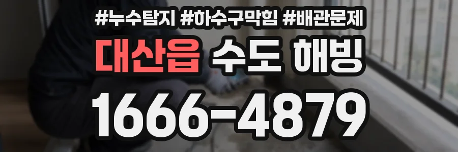 대산읍 수도 해빙