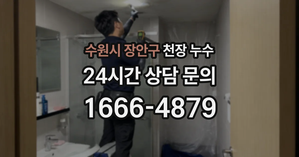 수원시 장안구 천장 누수