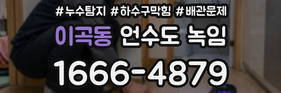 이곡동 언수도 녹임