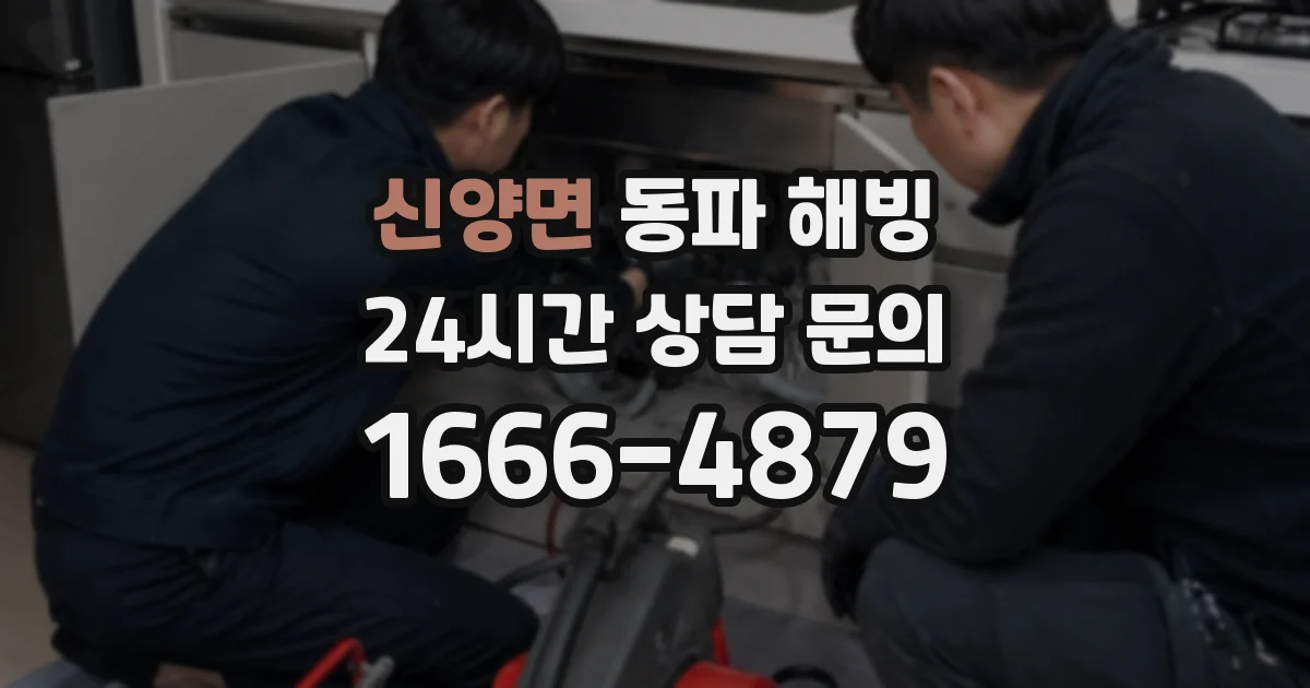 신양면 동파 해빙