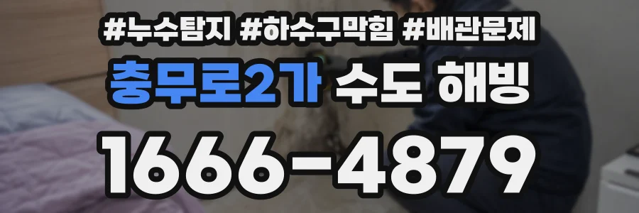 충무로2가 수도 해빙