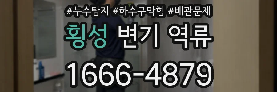 횡성 변기 역류