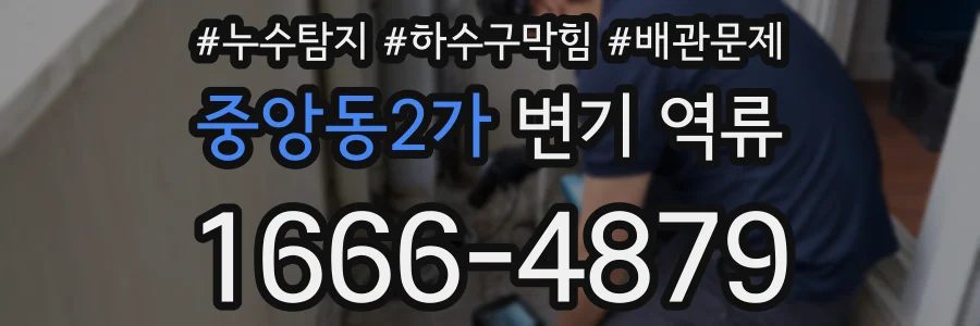 중앙동2가 변기 역류