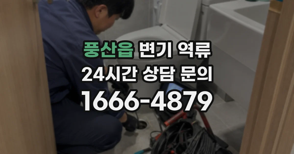풍산읍 변기 역류