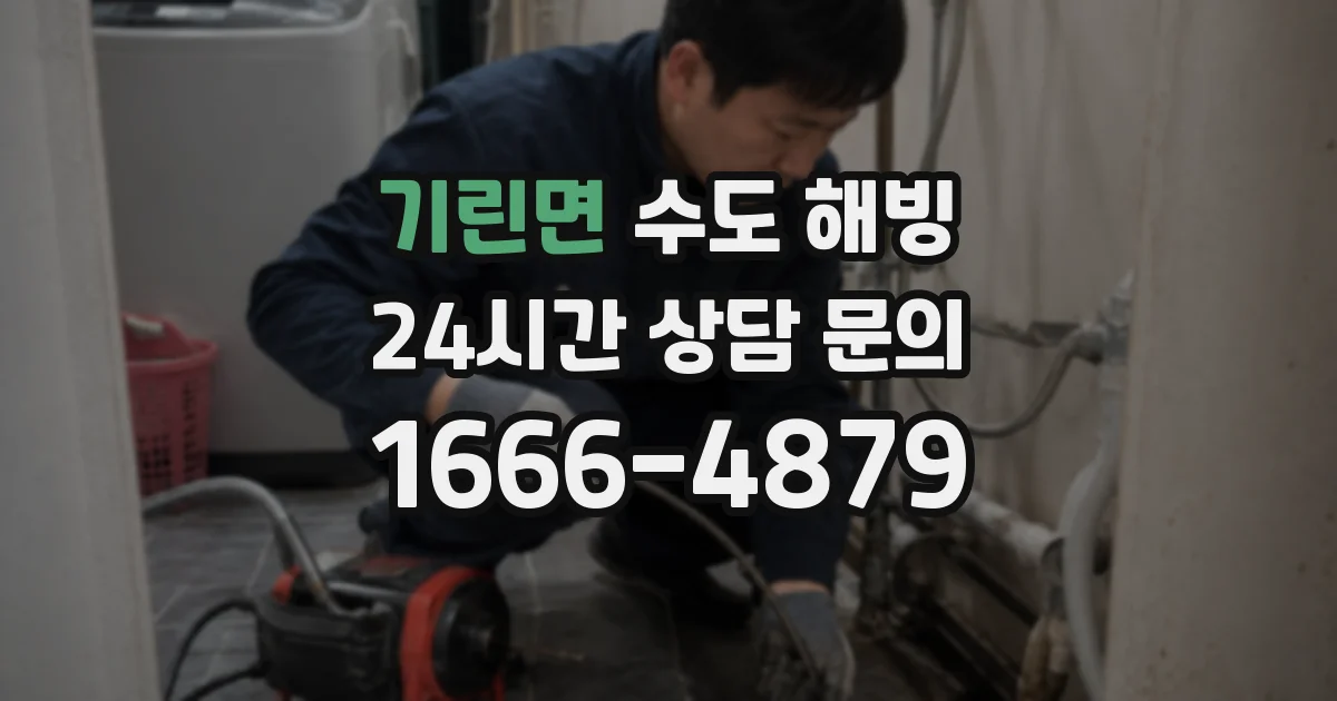 기린면 수도 해빙