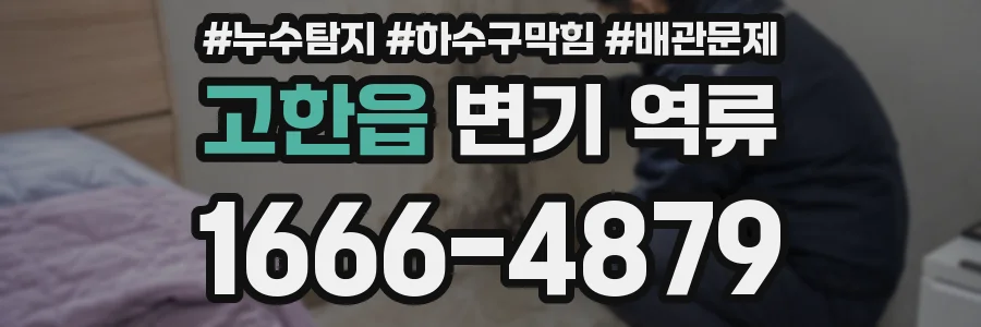 고한읍 변기 역류