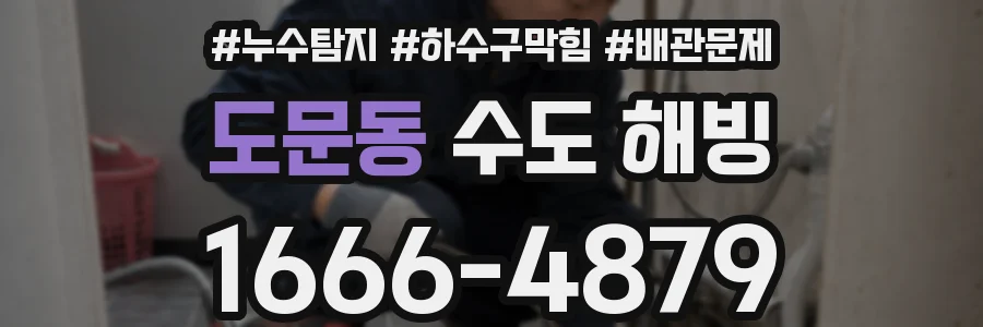 도문동 수도 해빙