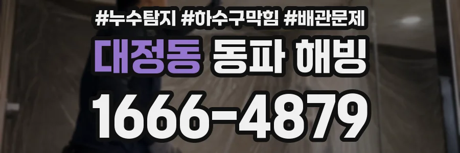 대정동 동파 해빙