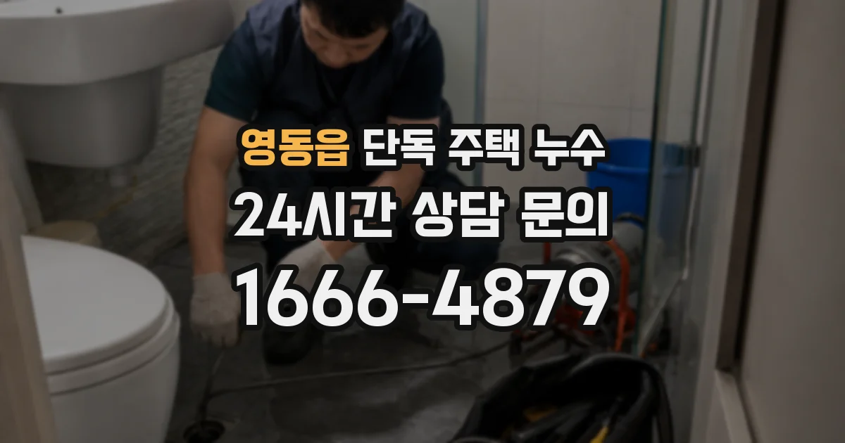 영동읍 단독 주택 누수