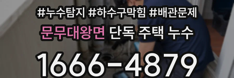 문무대왕면 단독 주택 누수