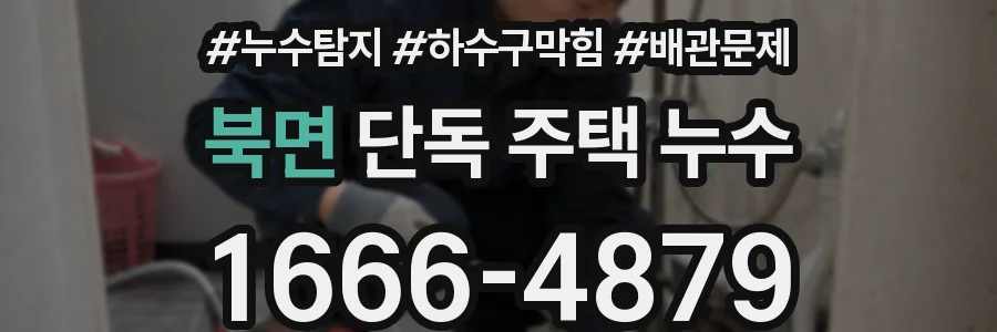 북면 단독 주택 누수