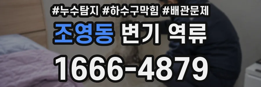 조영동 변기 역류
