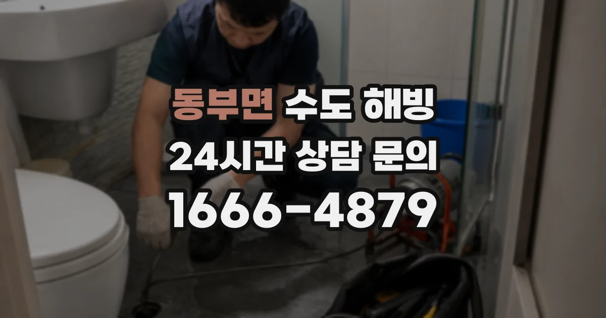 동부면 수도 해빙