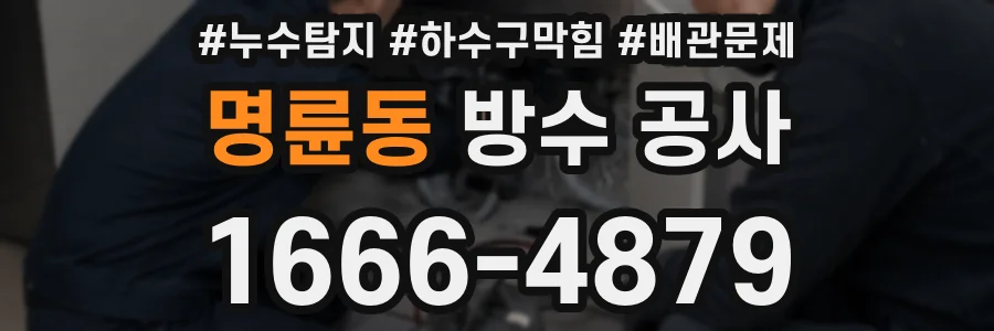 명륜동 방수 공사