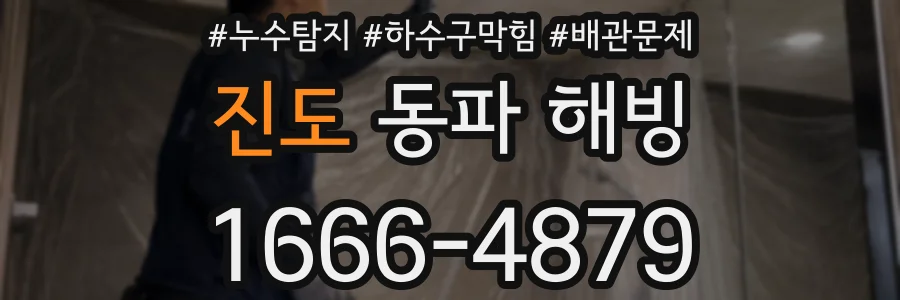 진도 동파 해빙