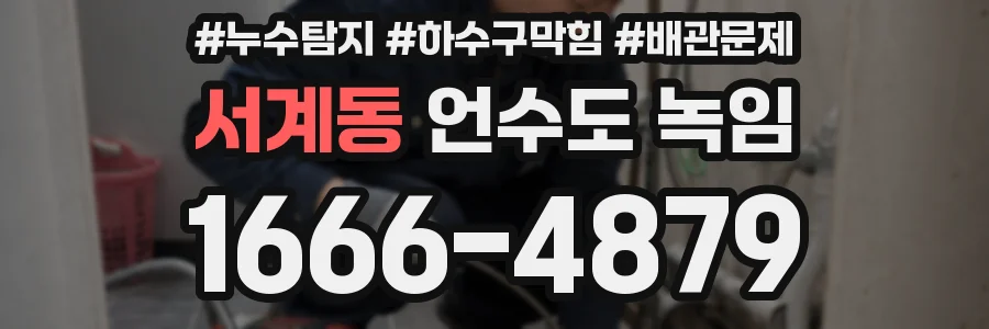 서계동 언수도 녹임
