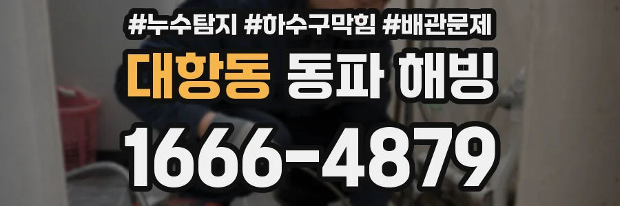 대항동 동파 해빙