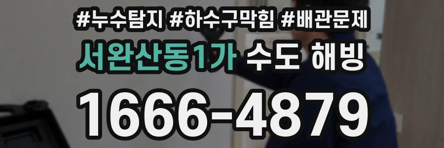 서완산동1가 수도 해빙