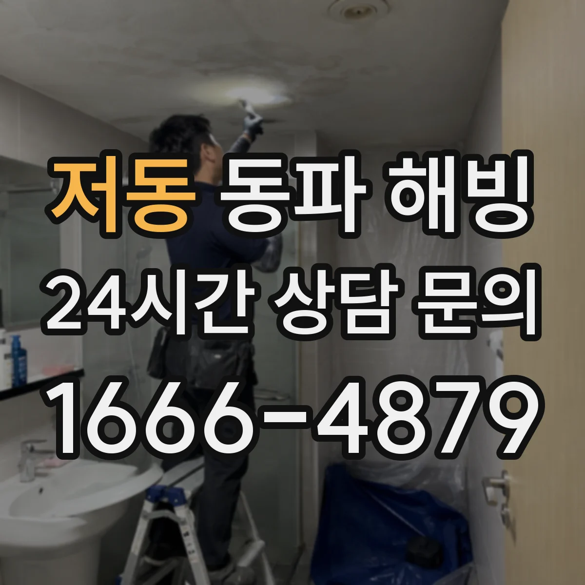 저동 동파 해빙