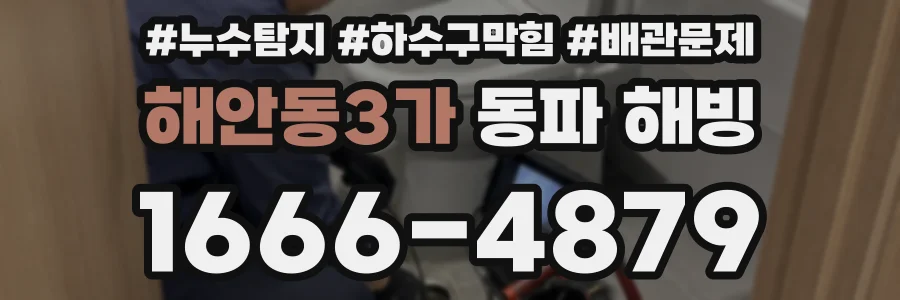해안동3가 동파 해빙