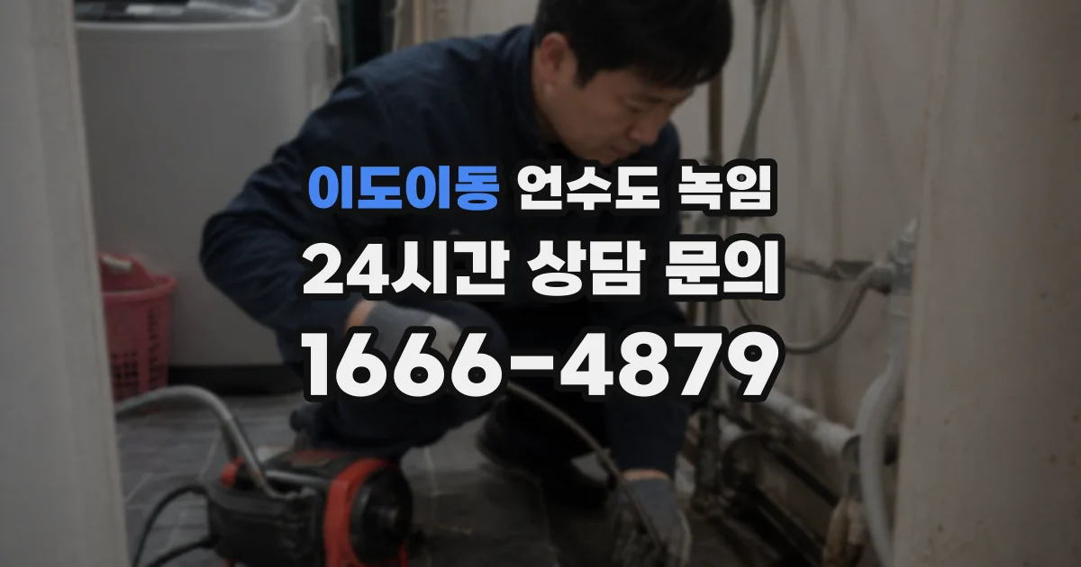 이도이동 언수도 녹임