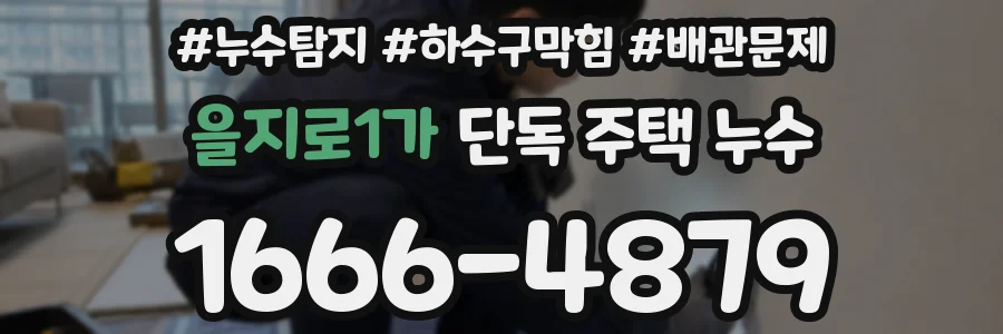 을지로1가 단독 주택 누수