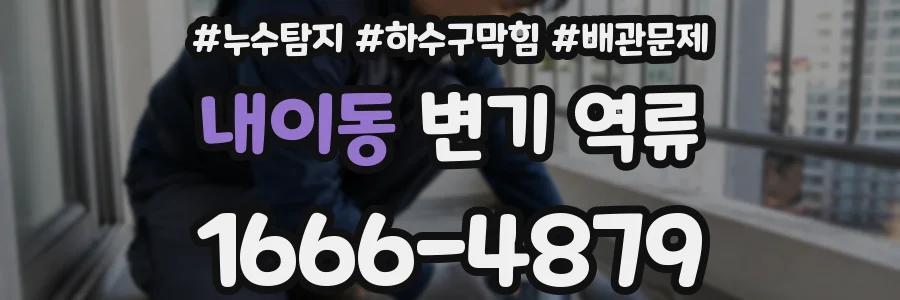 내이동 변기 역류