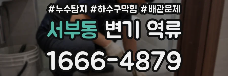 서부동 변기 역류