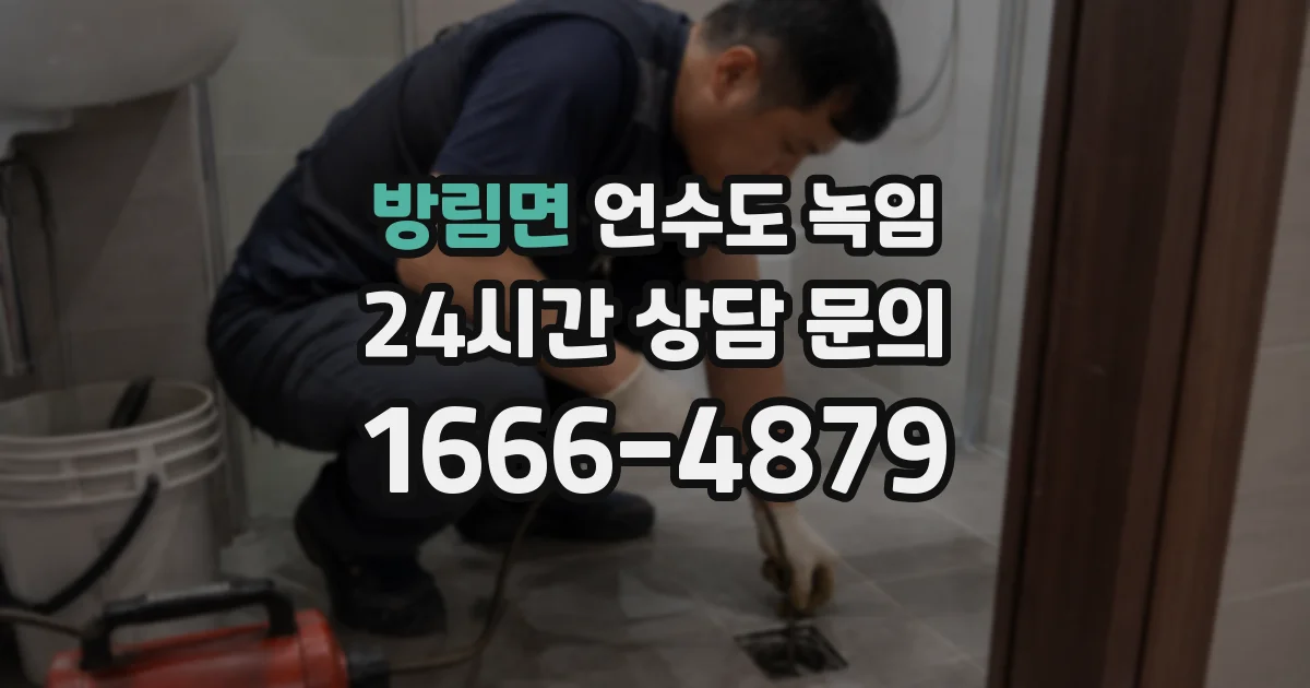 방림면 언수도 녹임