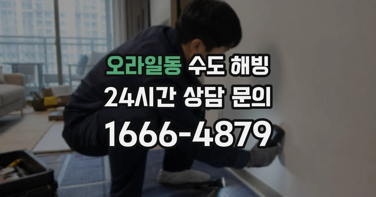오라일동 수도 해빙