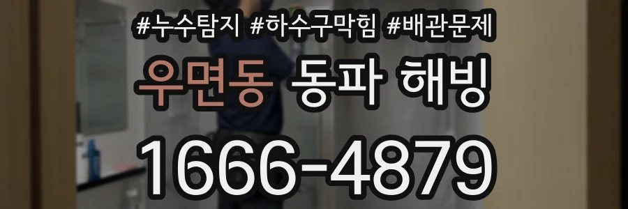 우면동 동파 해빙