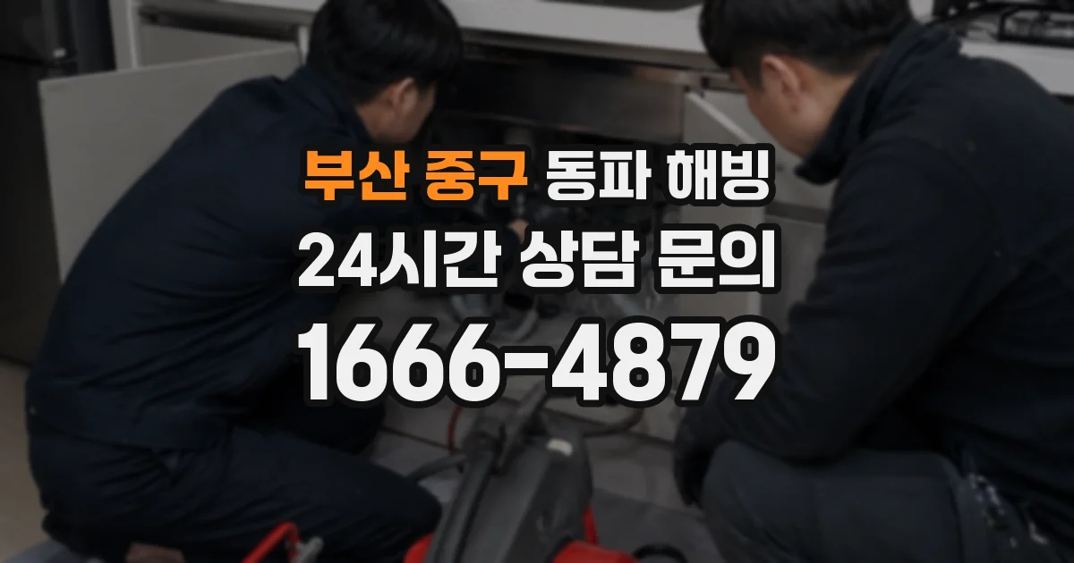 부산 중구 동파 해빙