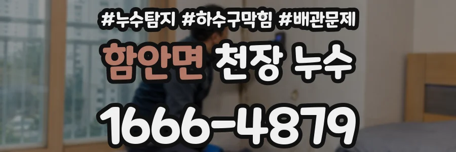 함안면 천장 누수