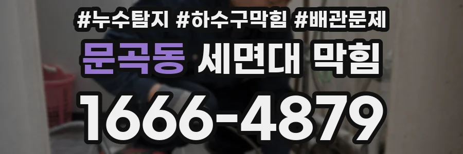 문곡동 세면대 막힘