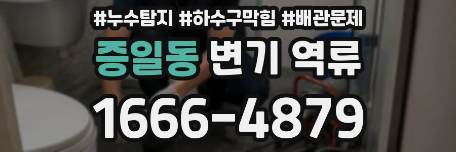 증일동 변기 역류