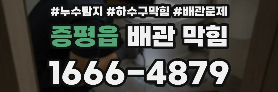 증평읍 배관 막힘