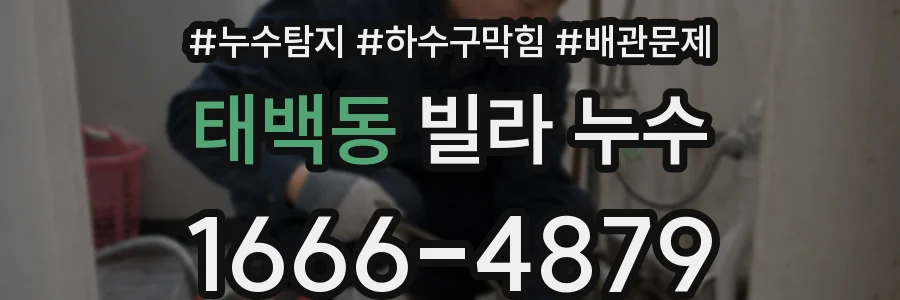 태백동 빌라 누수